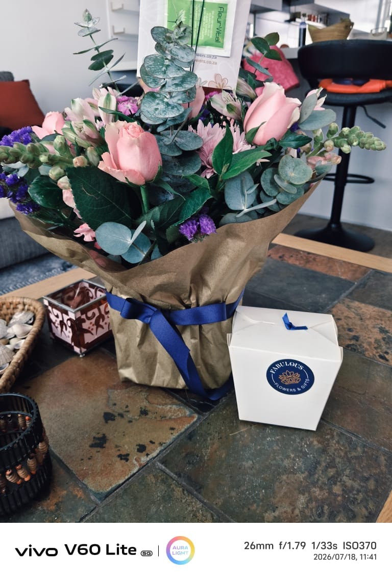 Customer photo review of Harmony Flower Arrangement