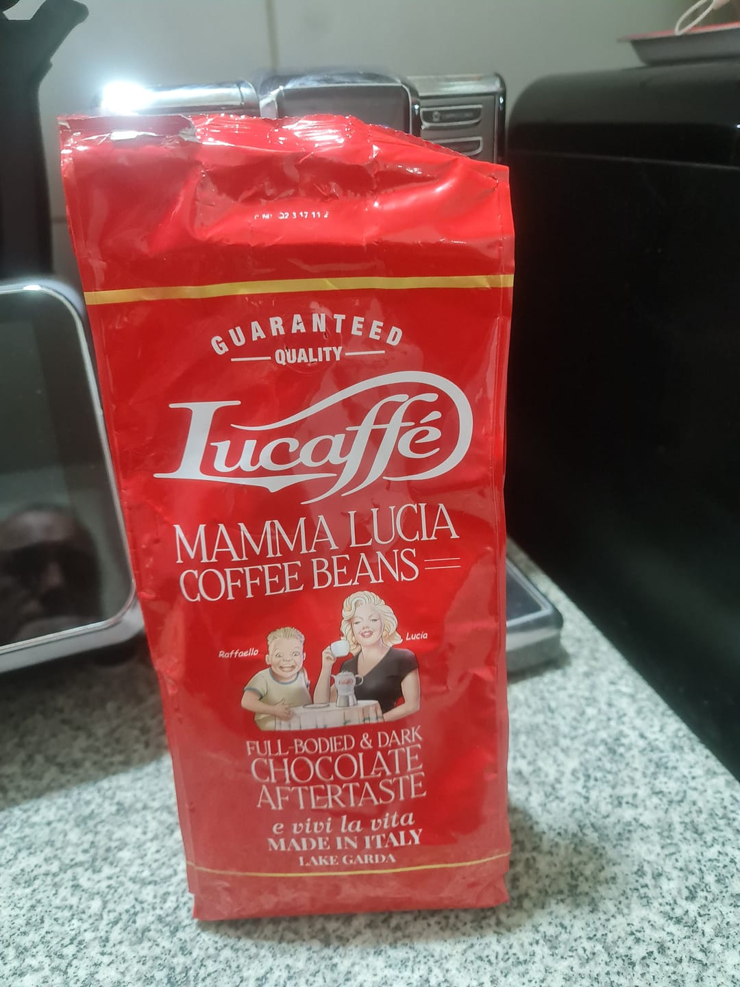 Customer photo review of Lucaffe Mamma Lucia 1 kg Grano Entero