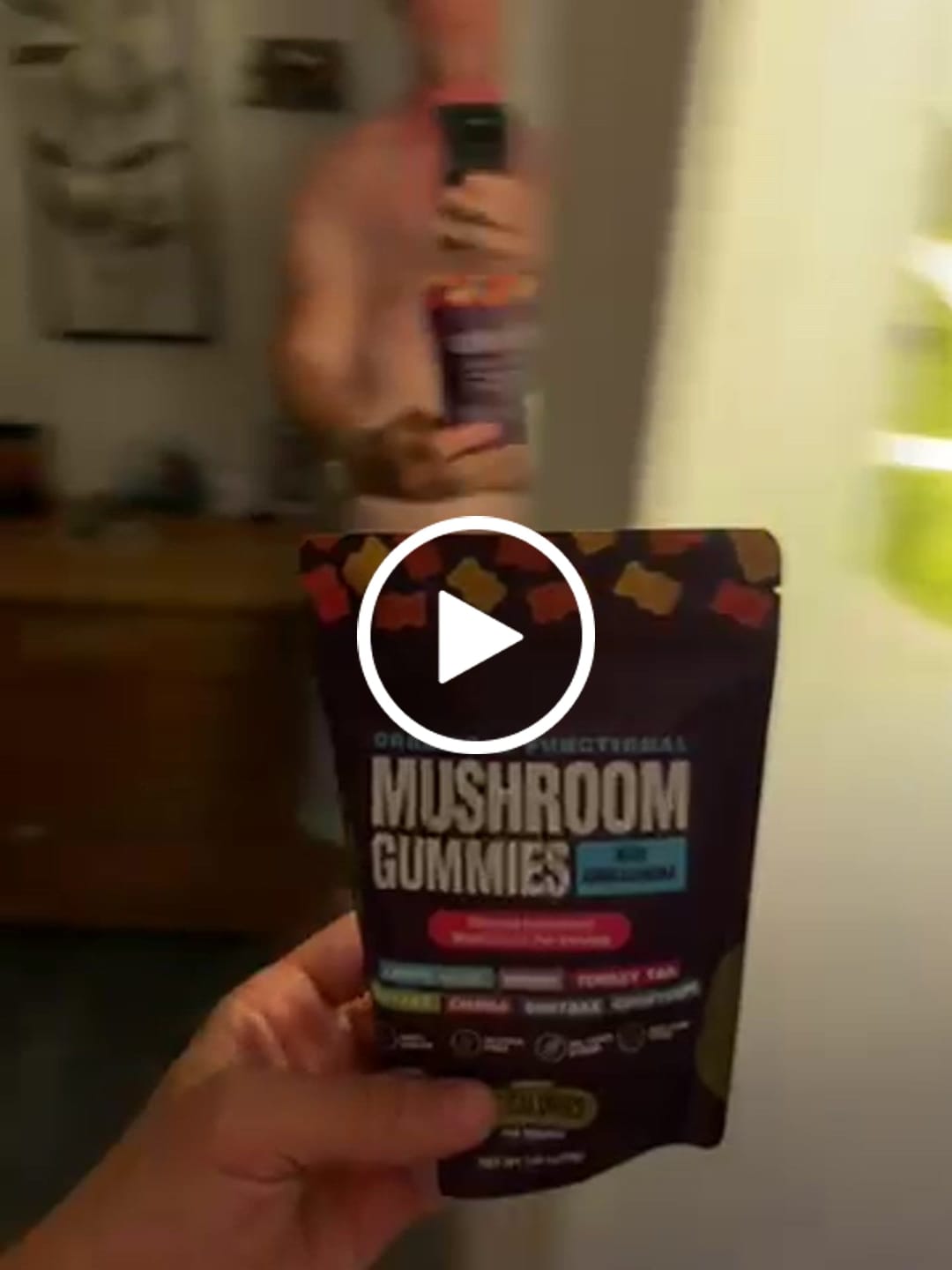 Customer video review of Focus & Calm Mushroom Gummies – 2500mg med Lion’s Mane & Ashwagandha (80 st)