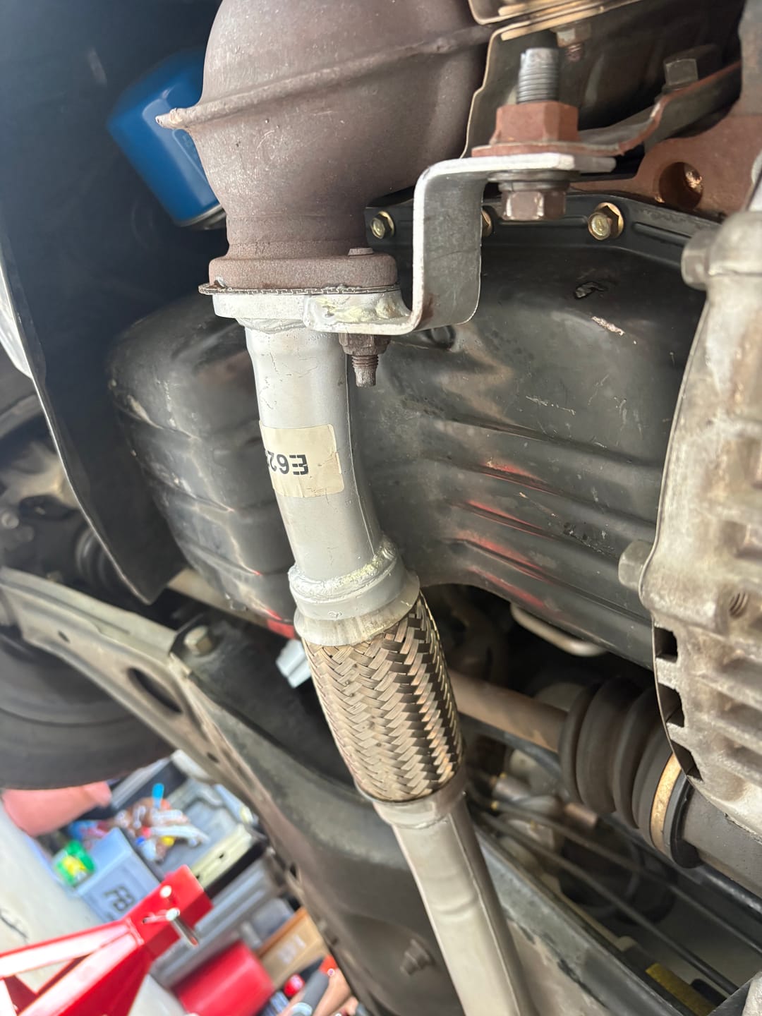 Customer photo review of ENGINE PIPE WITH FLEX FITS HYUNDAI GETZ TB 1.3L 1.5L 4CYL 1/02-12/05