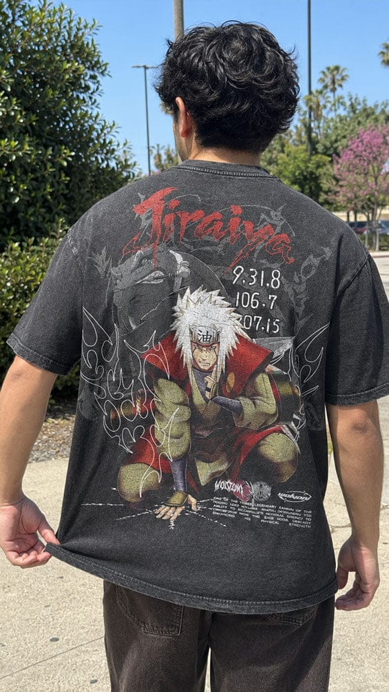 Customer photo review of Naruto | Jiraiya Oversized Heavyweight Washed Tee
