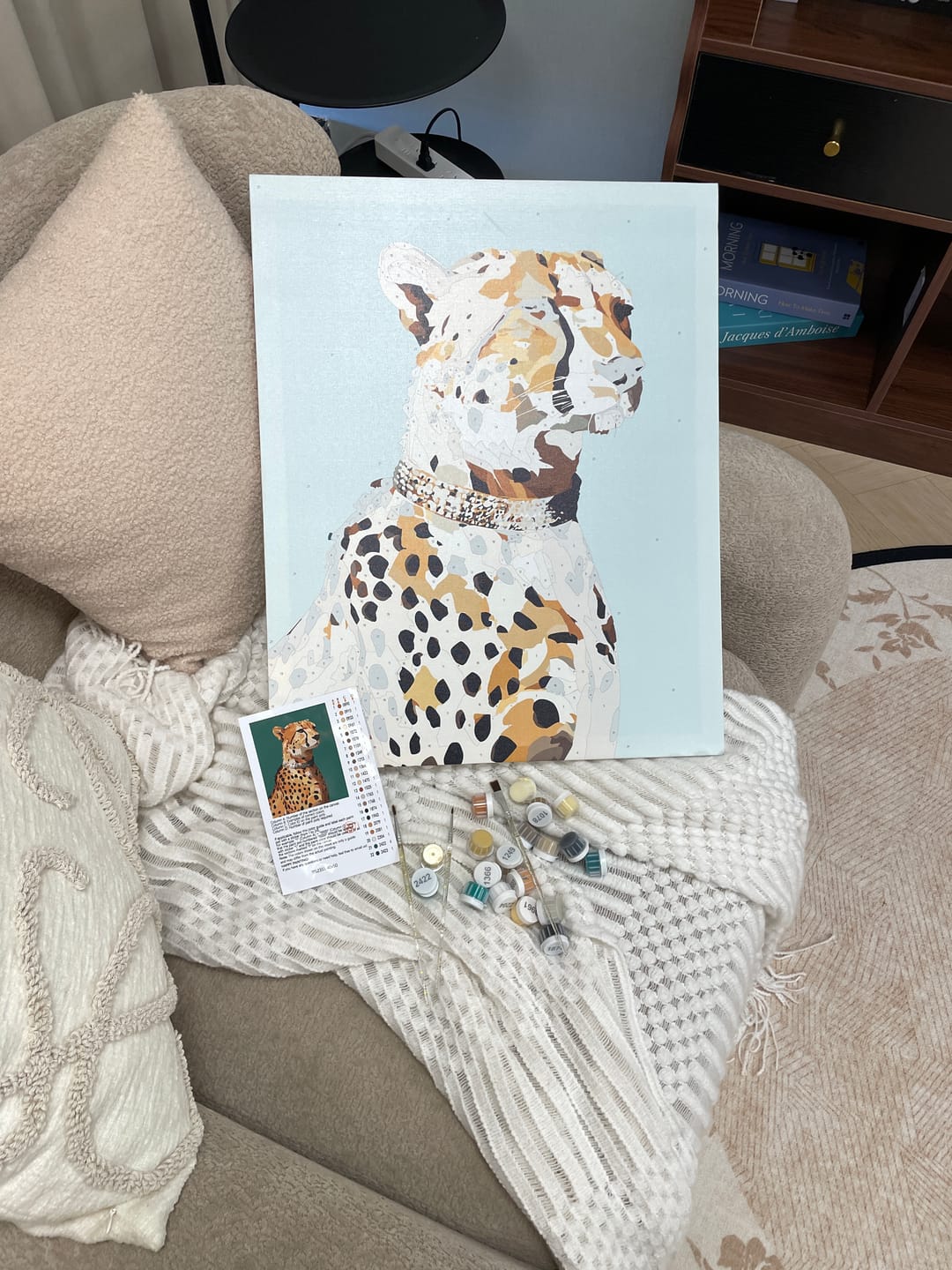 Customer photo review of Wildlife Chic | Paint by Number