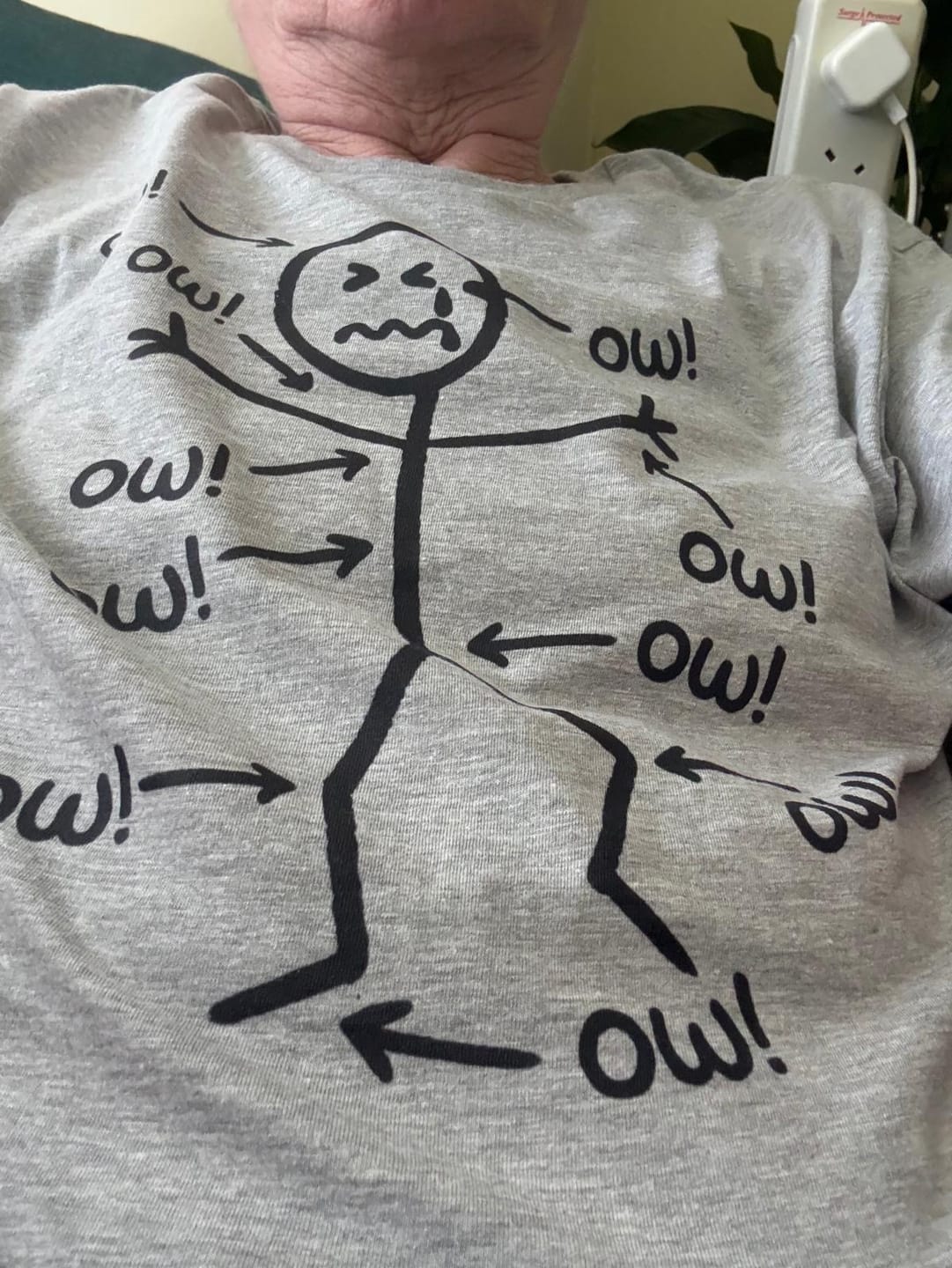 Customer photo review of The Joys Of Aging... T-Shirt