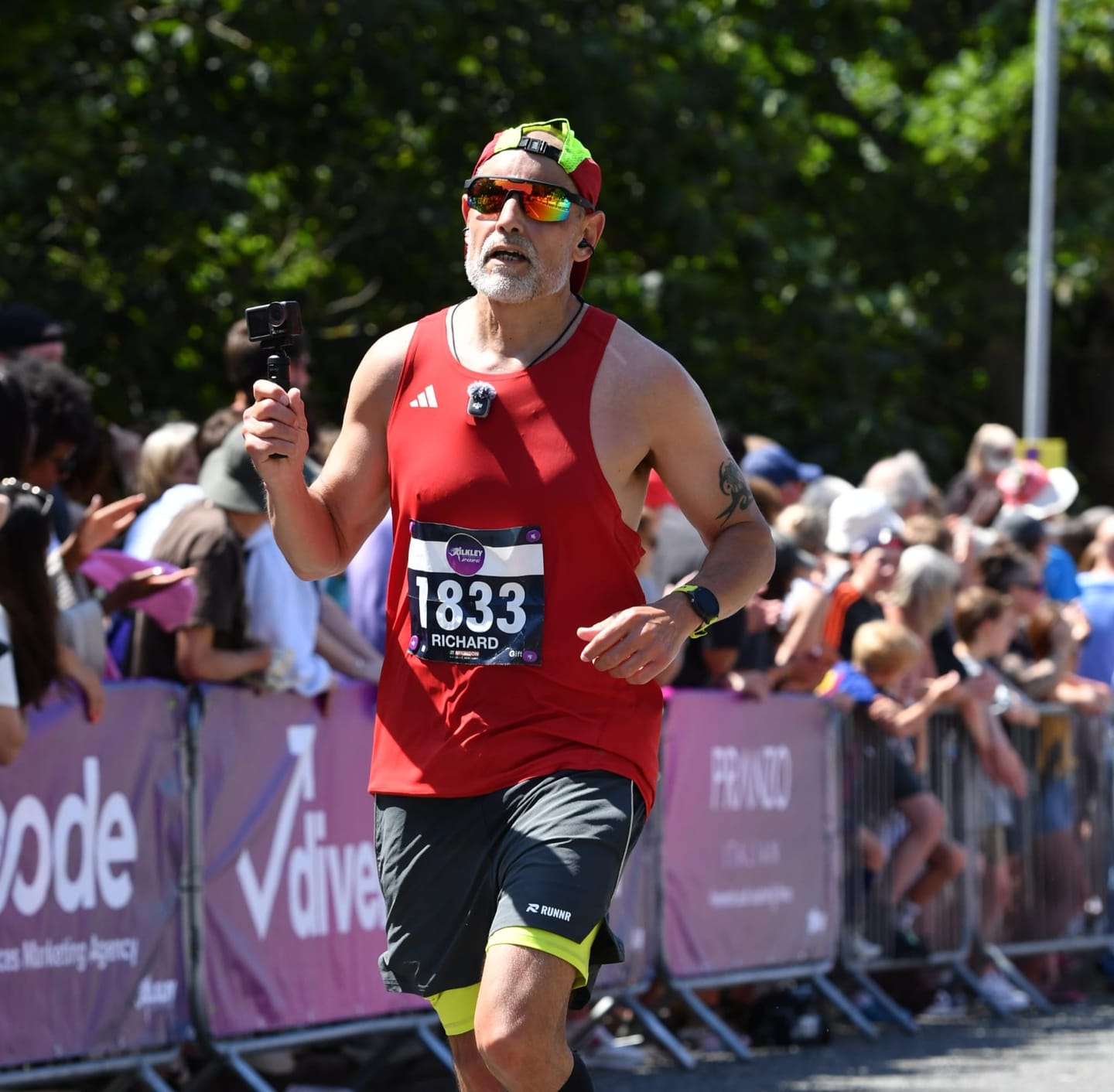 Customer photo review of RUNNR Marathon Pro Shorts