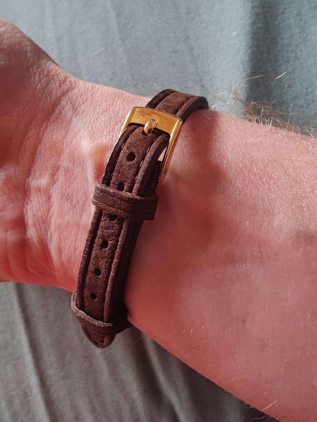 Customer photo review of Brin Cuir Marron
