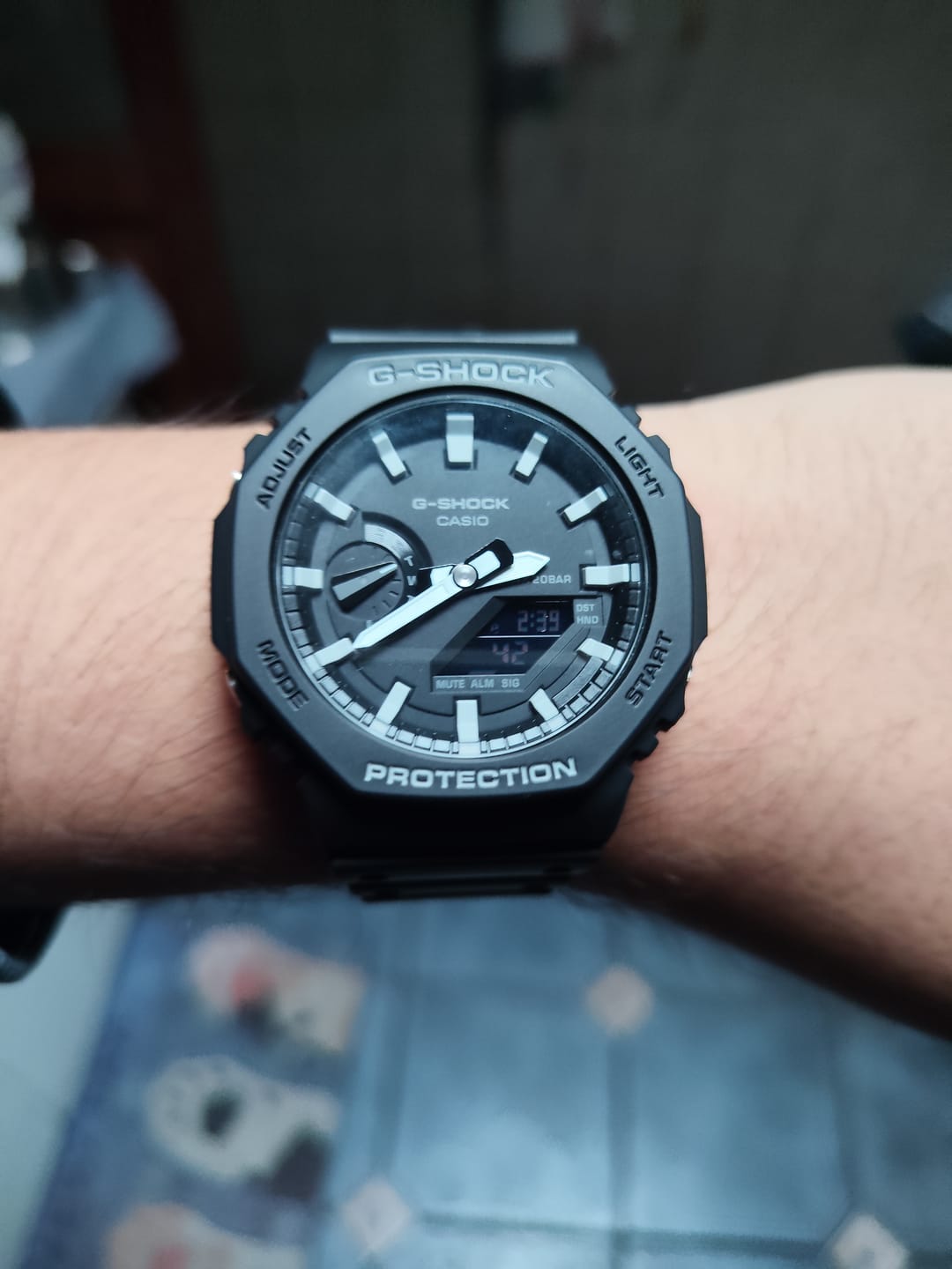 Customer photo review of Reloj Casio G-Shock Royal Oak "Casioak" GA-2100-1AJF Carbon Core Negro JDM