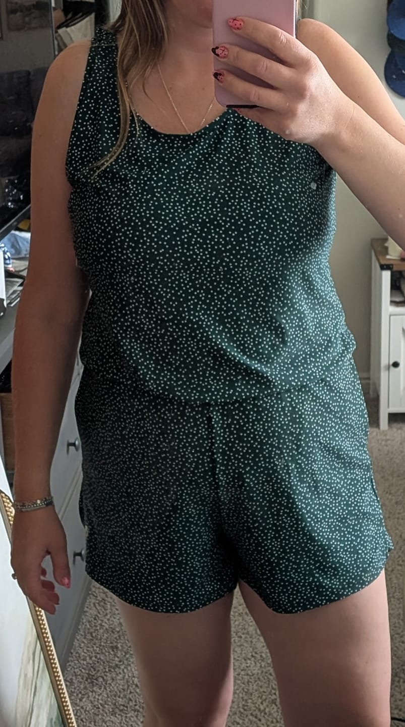 Customer photo review of Sage Swim Romper