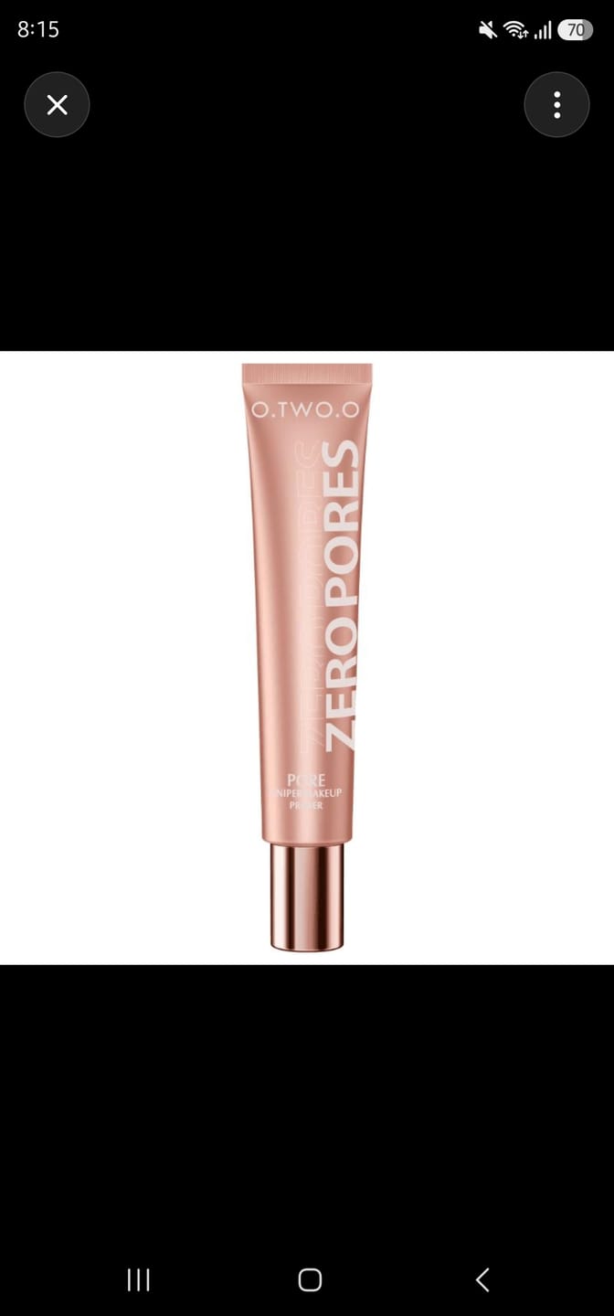 Customer photo review of O.TWO.O SKIN SECRET ZERO PORES PRIMER