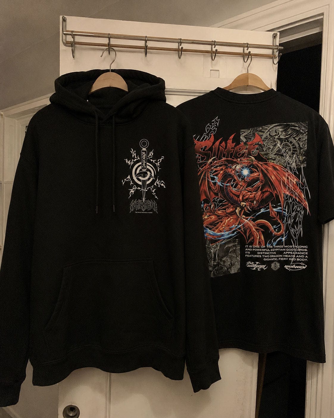 Customer photo review of Yu Gi Oh! | Slifer the Sky Dragon Heavyweight T-Shirt
