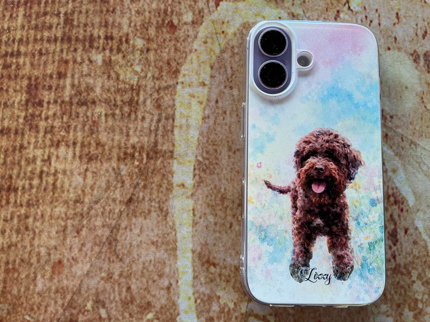 Customer photo review of Personalisierte Handyhülle - Aquarell
