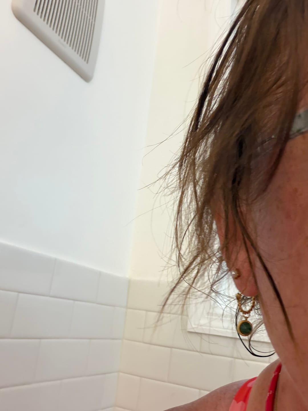 Customer photo review of Free Sofia Pearl Stud Earrings