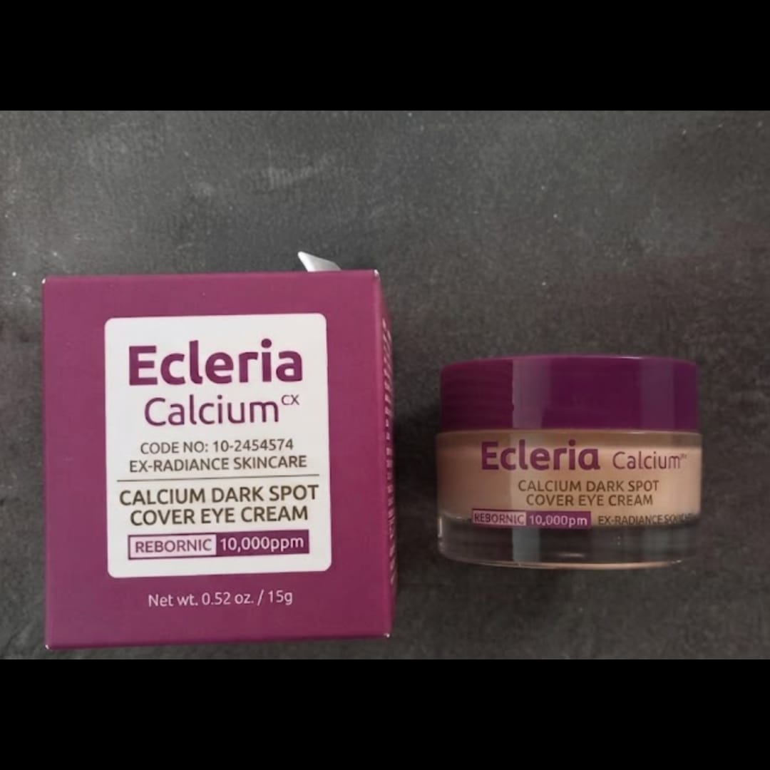 Customer photo review of Ecleria Calcium Eye Cream