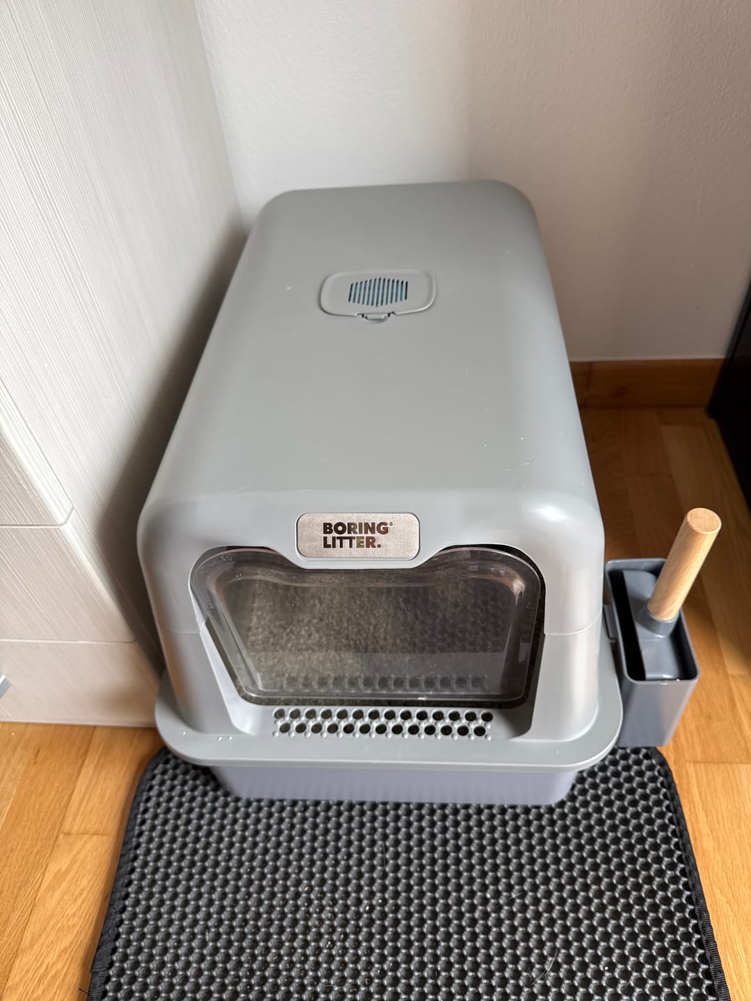 Customer photo review of Boring Litter - Lettiera in Acciaio INOX (Versione Aperta)