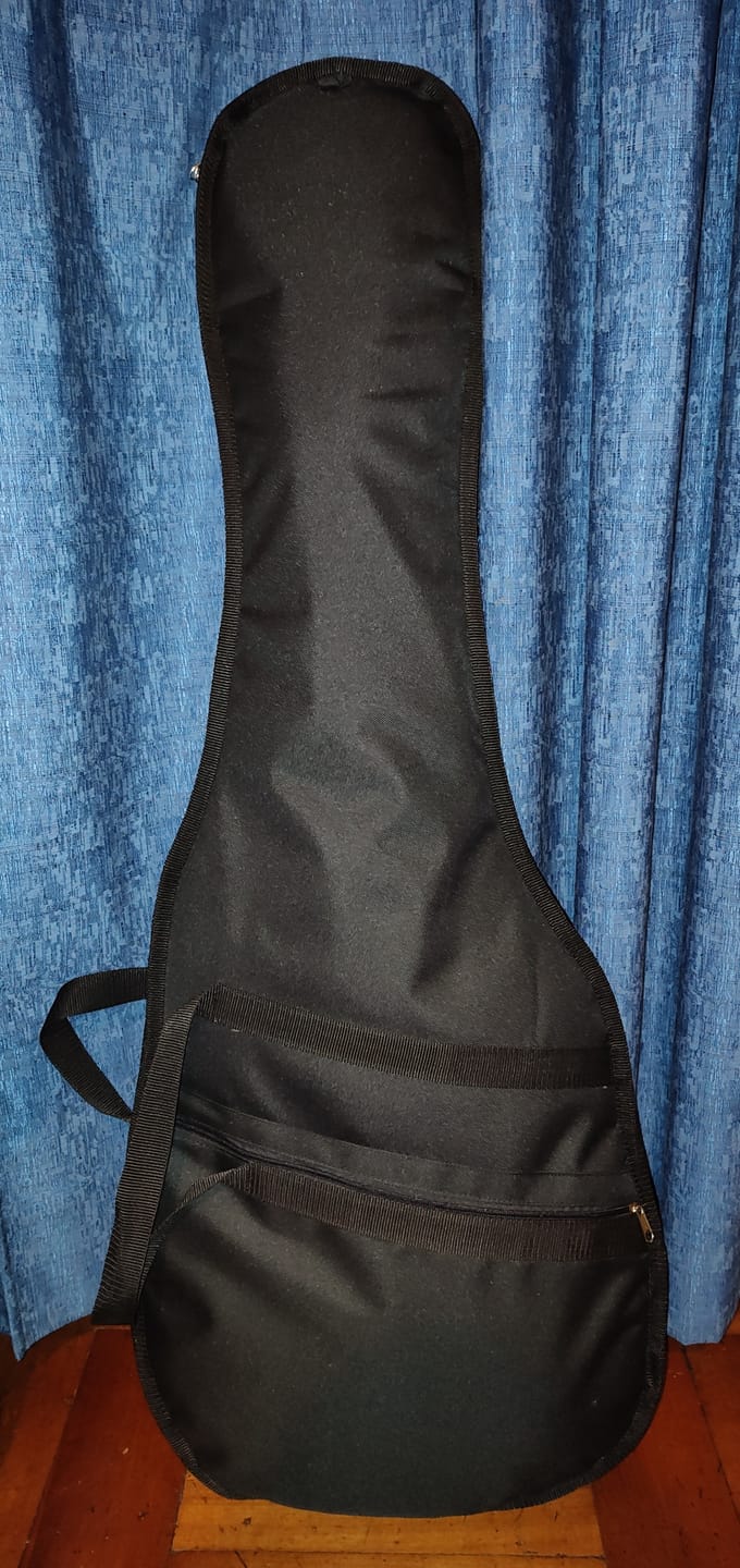 Customer photo review of Funda Guitarra Eléctrica Estándar Acolchada 20 mm con Correas y Bolsillo