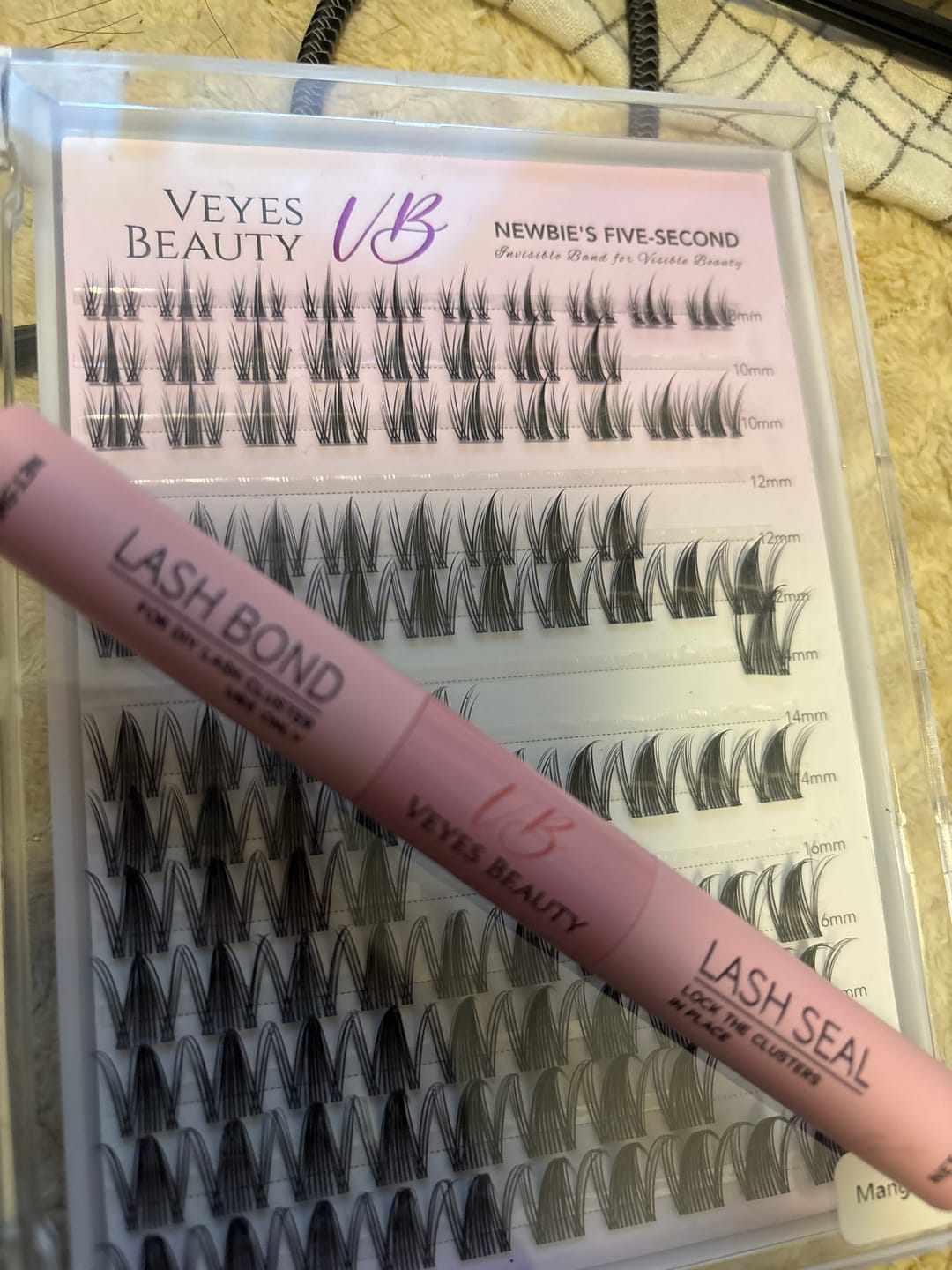 Customer photo review of Lash Bond & Seal - 10ml