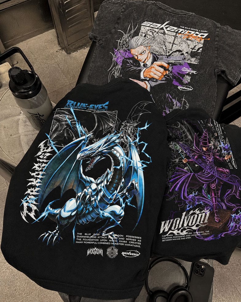 Customer photo review of Yu Gi Oh! | Blue-Eyes White Dragon Heavyweight T-Shirt