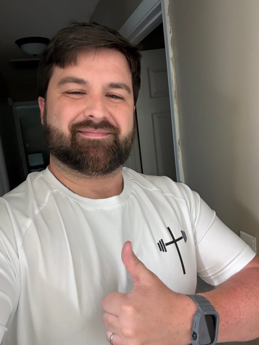 Customer photo review of Mystery Performance Tee - Final Sale (NO RETURNS/EXCHANGES)