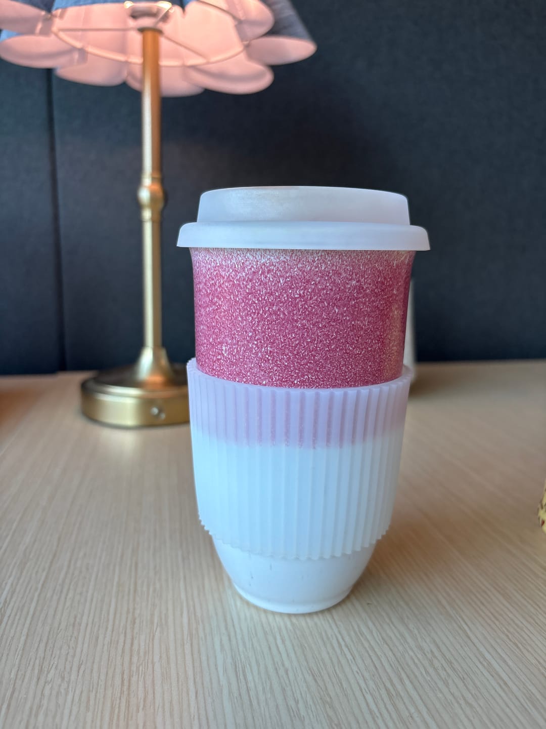 Customer photo review of Coral Pink Cup - 16oz