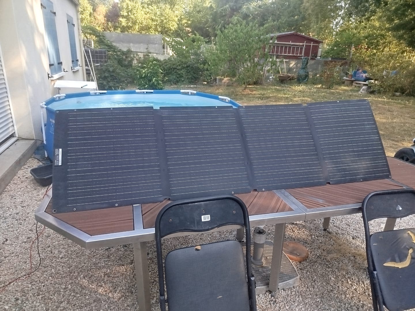 Customer photo review of ALLPOWERS SOLAX SE200 Panneau Solaire Portable 200W