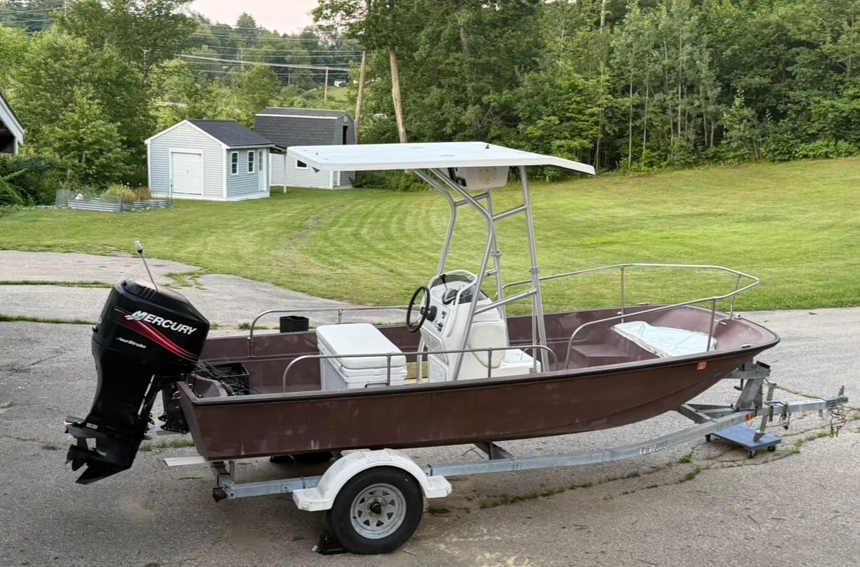 Customer photo review of Boston Whaler Vintage 16'/17' Bow Cushion - Fits 1961 - 1976 Hulls