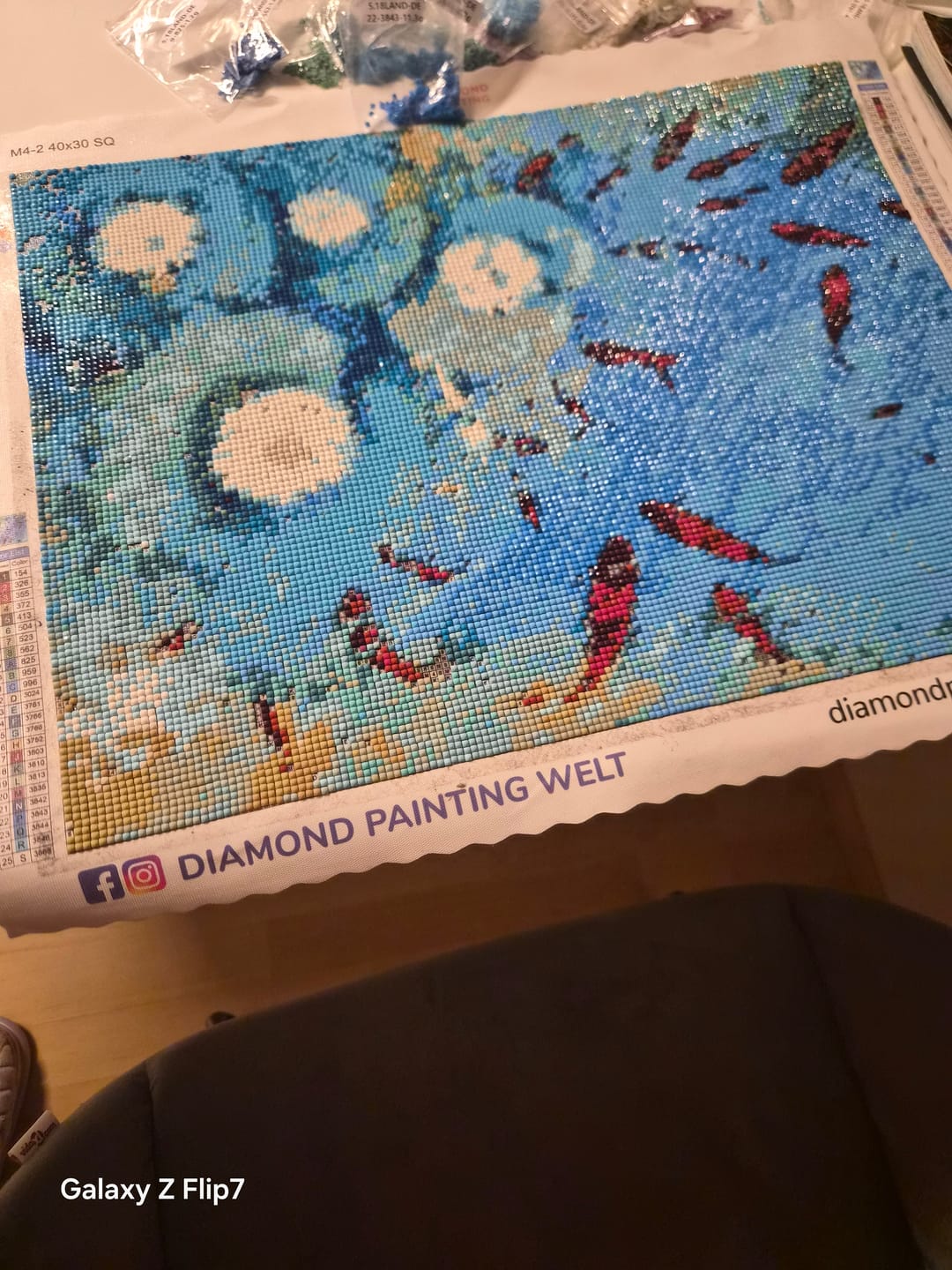 Customer photo review of Überraschungsbild - Diamond Painting