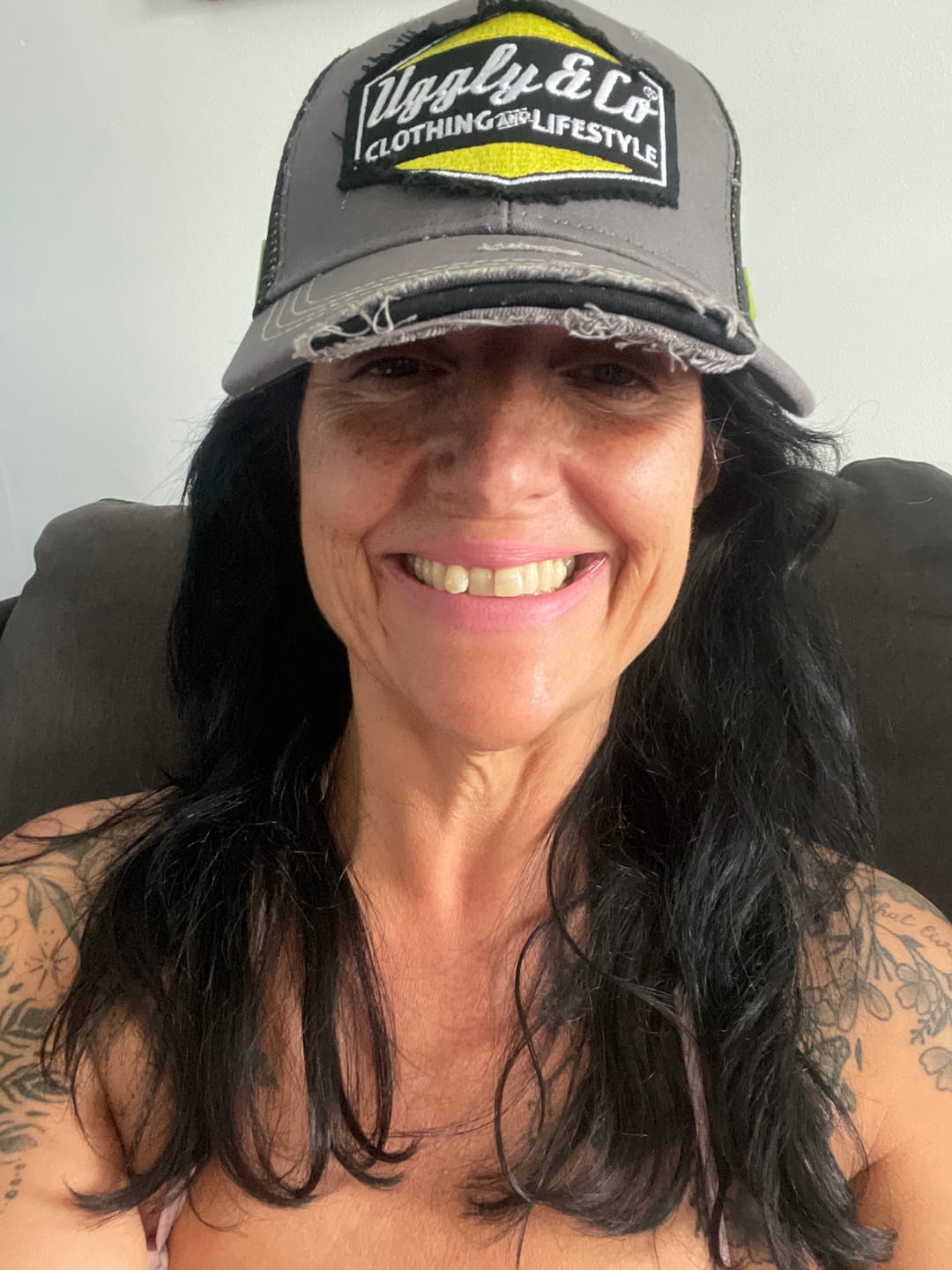Customer photo review of Dark Grey Diamond Trucker Hat x Kyle Ryde #1