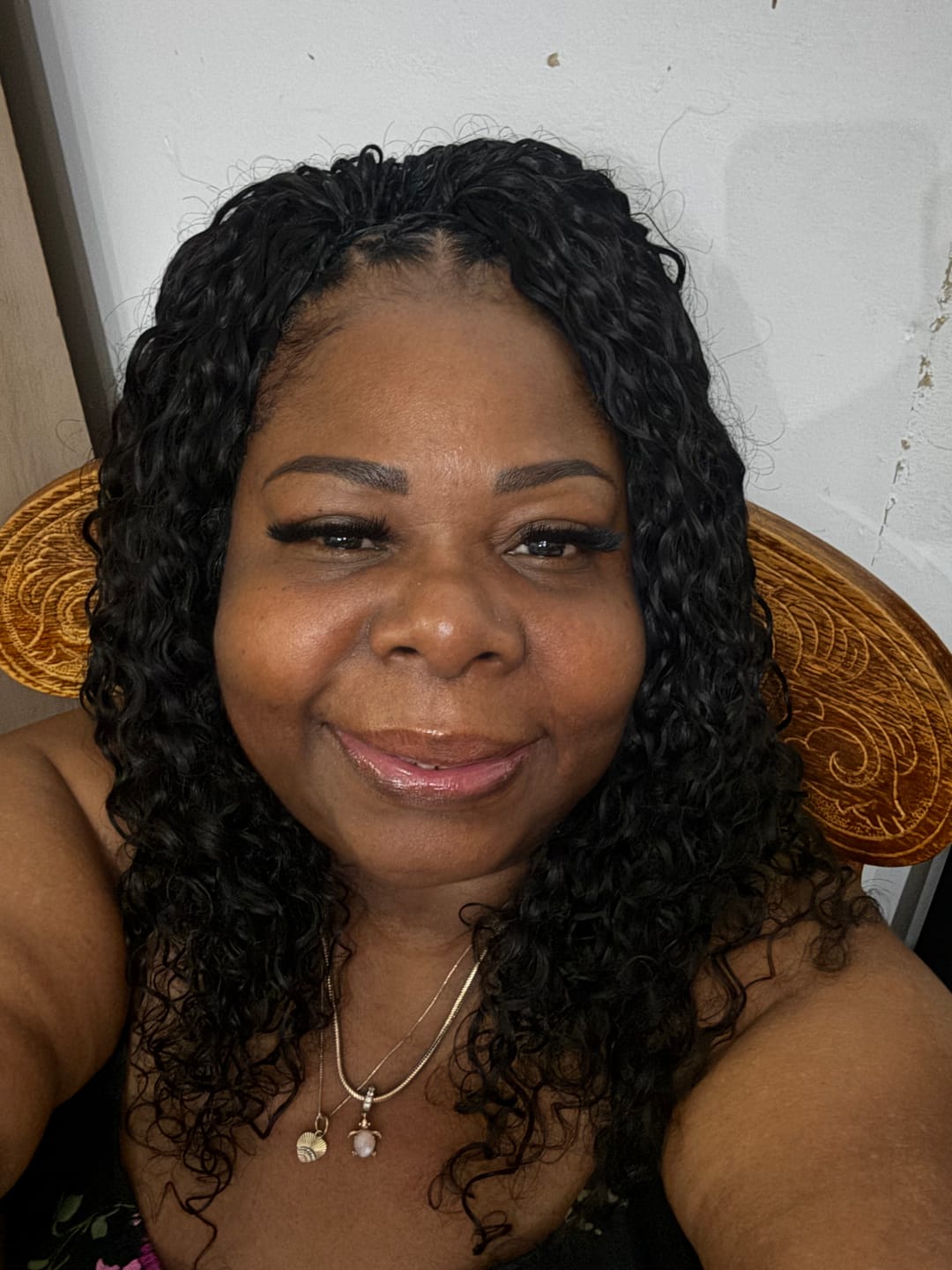 Customer photo review of Human Crochet Hair Natural Wave
