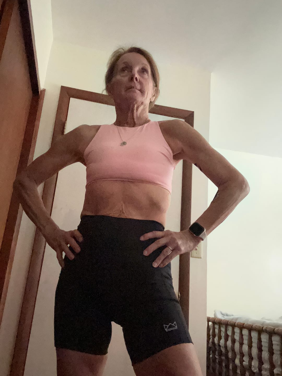Customer photo review of ESSENCE High Neck Racerback Sports Bra