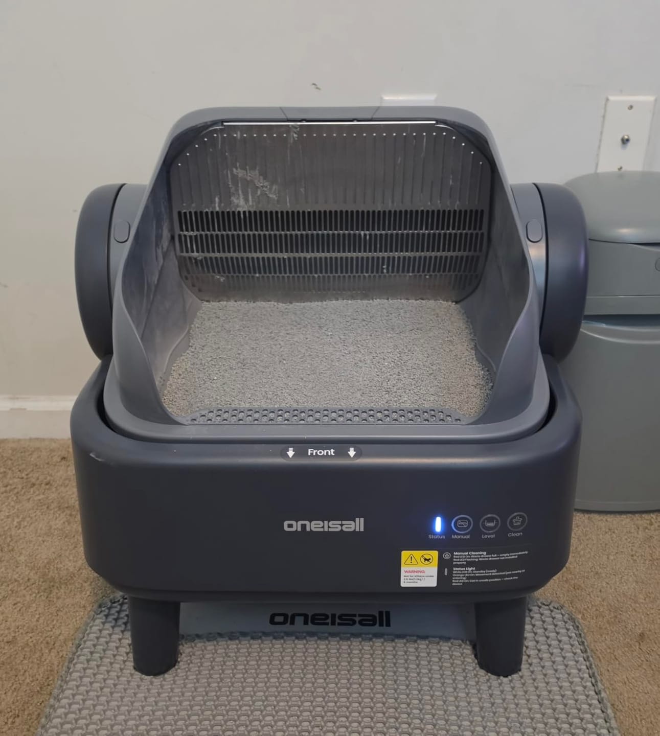 Customer photo review of Oneisall Ease S1 selbstreinigende Katzentoilette