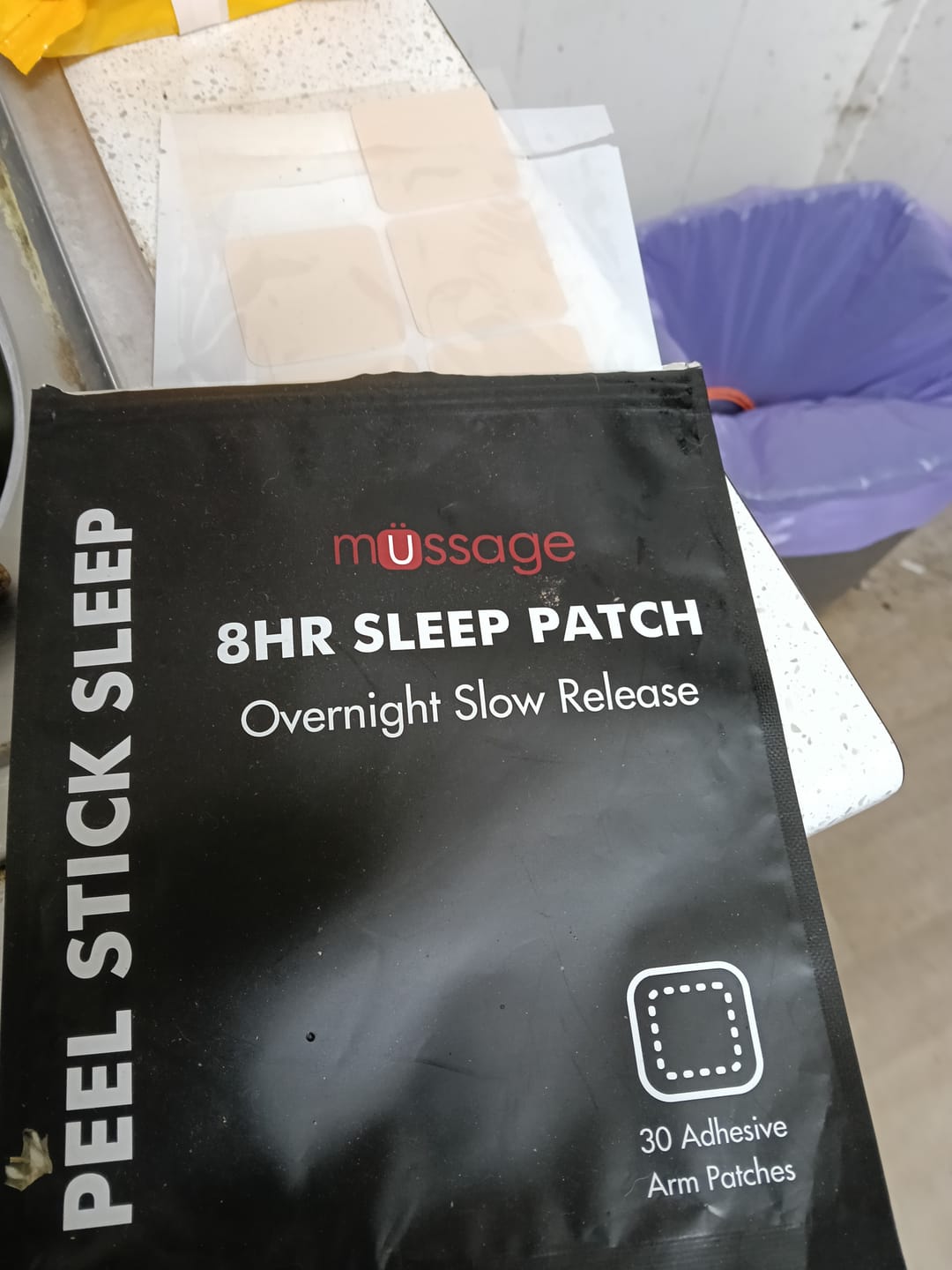 Customer photo review of mussage 8 Hour Sleep Patch