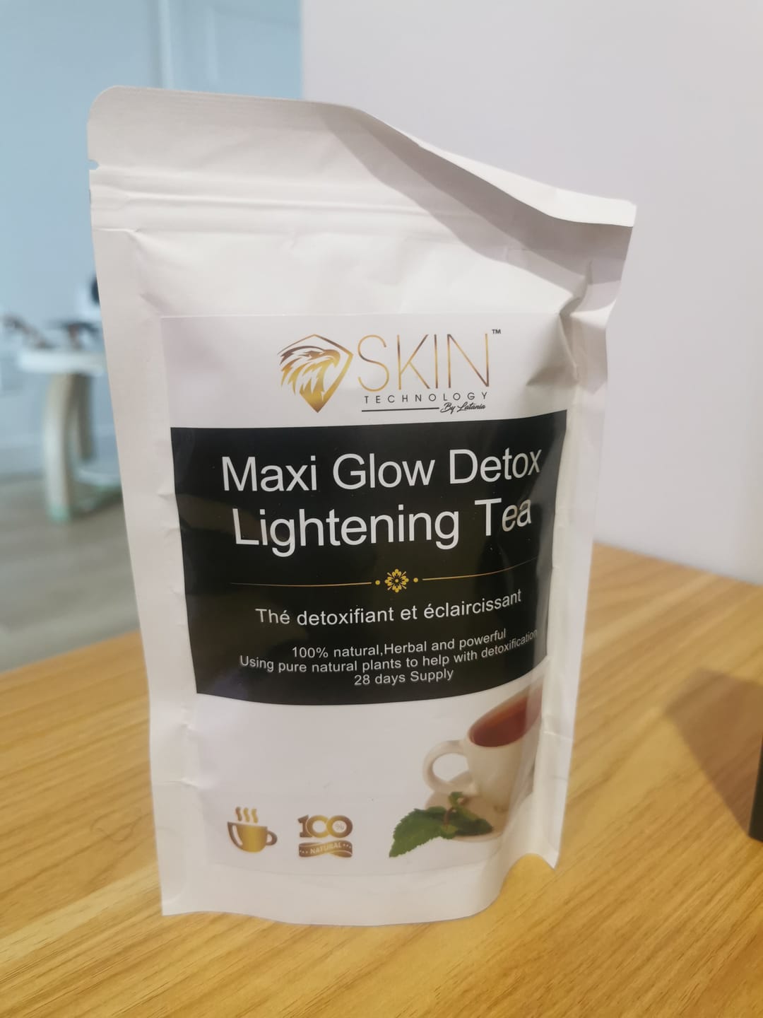 Customer photo review of Detoxifying and lightening tea