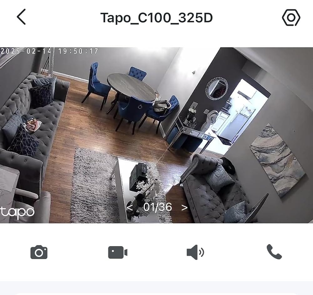 Customer photo review of Mini WiFi Security Camera with Night Vision – 1080P HD Wireless Nanny Cam