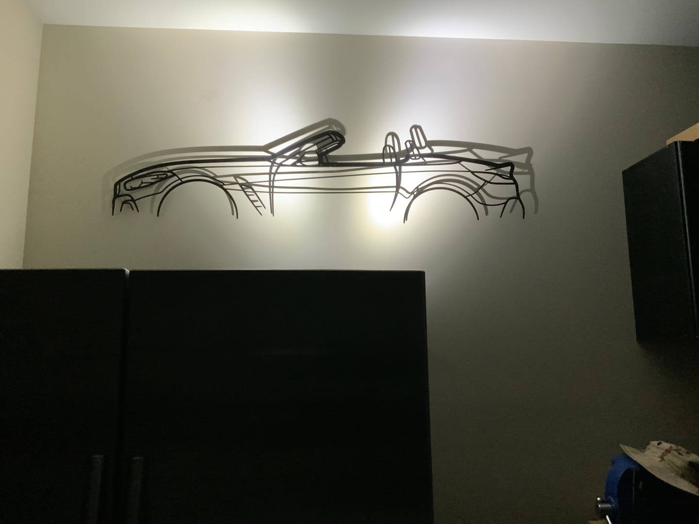 Customer photo review of Z4 Roadster G29 Classic Metal Silhouette Wall Art