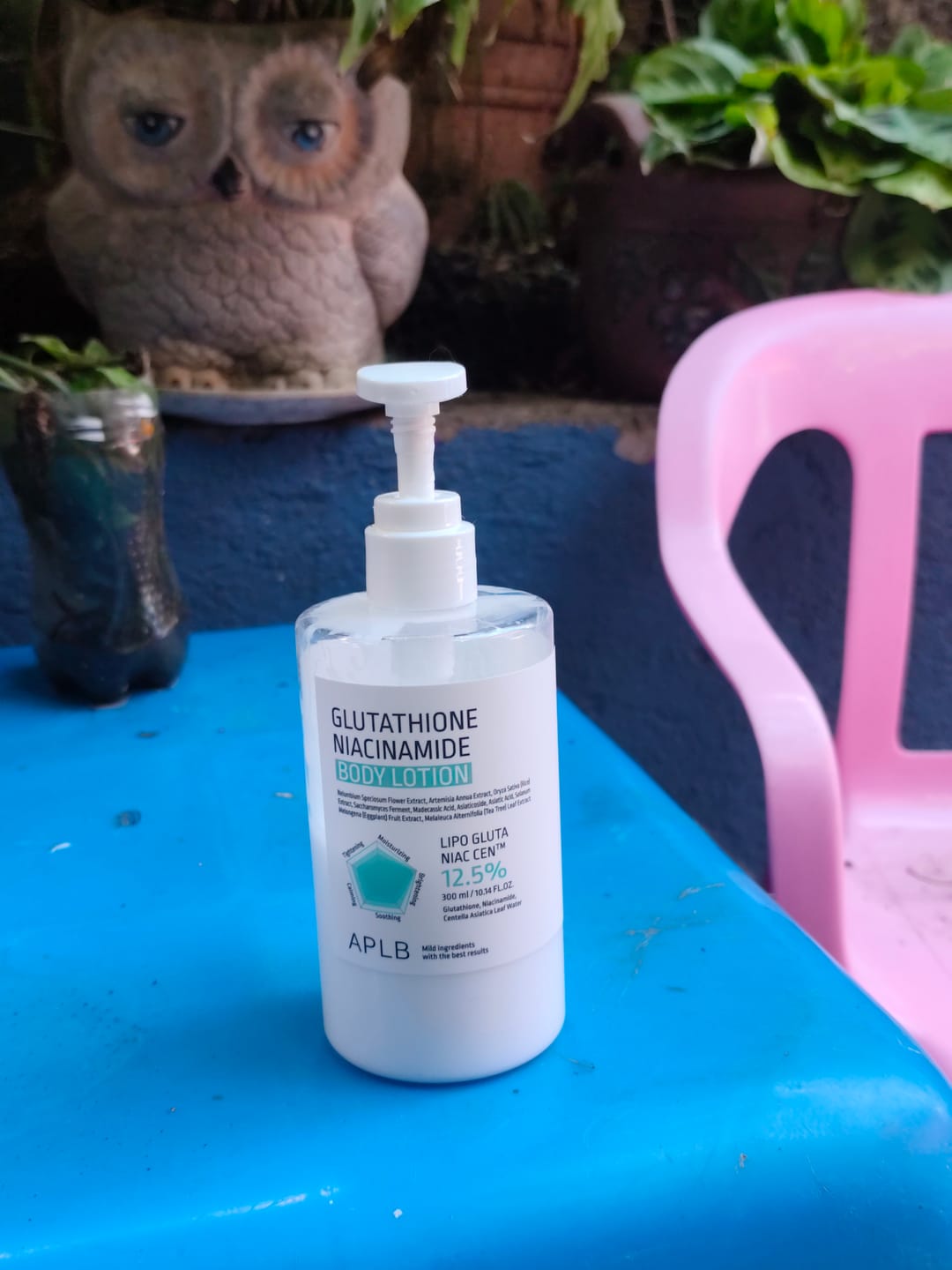 Customer photo review of APLB - Glutathione Niacinamide Body Lotion 300 ML | Locion Corporal