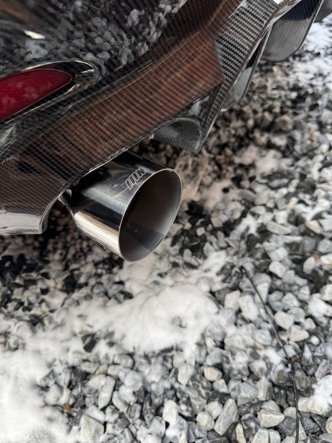 Customer photo review of Stainless Steel Exhaust Tips