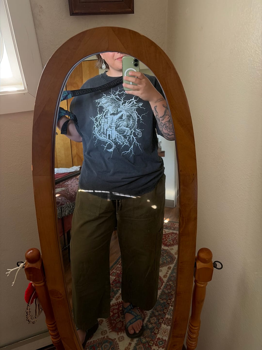Customer photo review of Dragon Oversized Tee