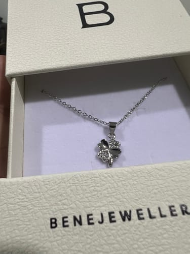 Customer photo review of Ana Clover Necklace