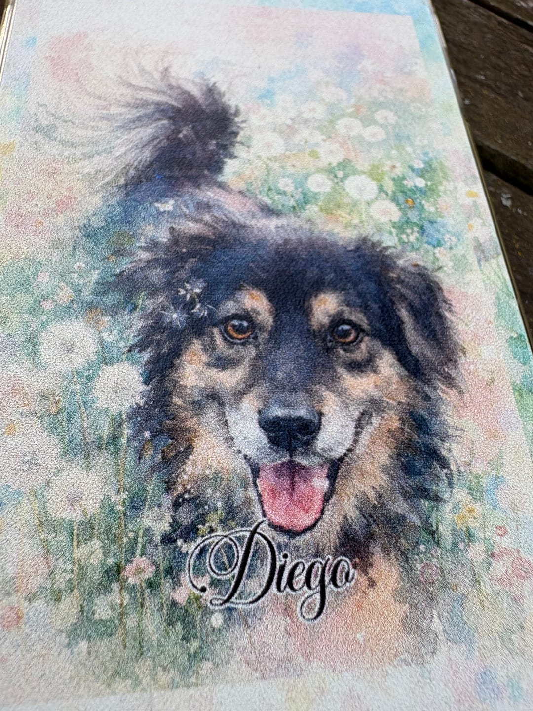 Customer photo review of Personalisierte Handyhülle - Aquarell