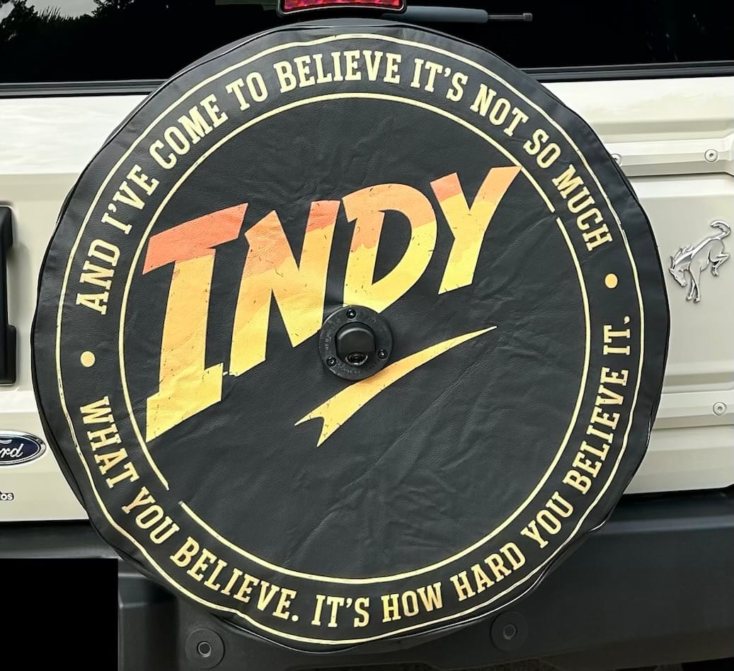 Customer photo review of CUSTOM Ford Bronco Tire Cover