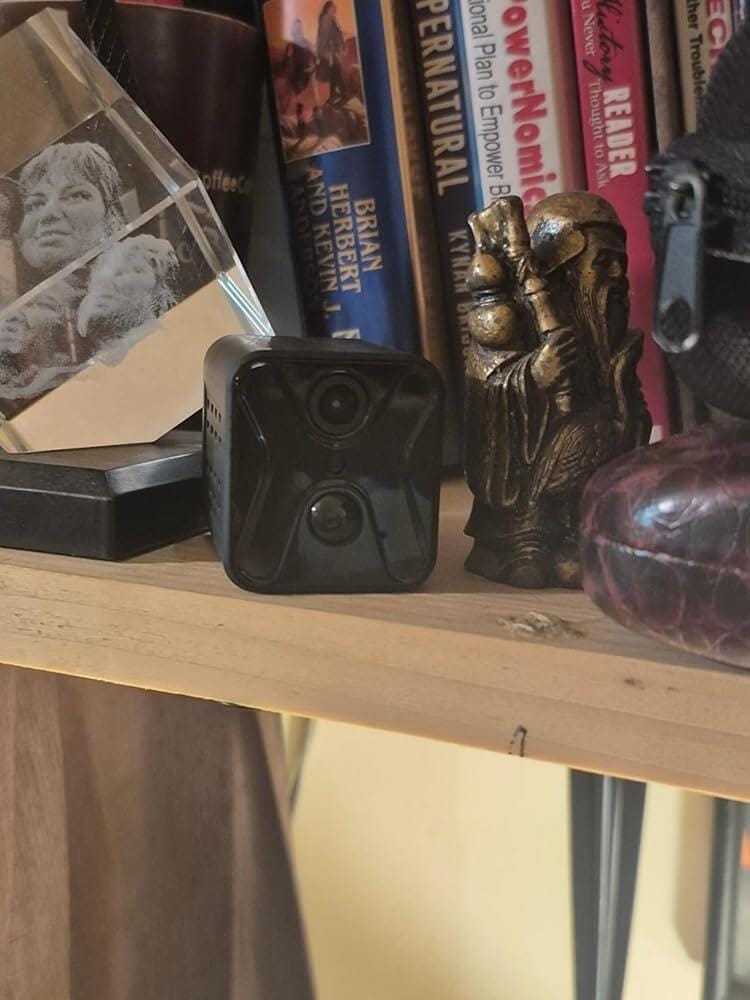 Customer photo review of Mini WiFi Security Camera with Night Vision – 1080P HD Wireless Nanny Cam