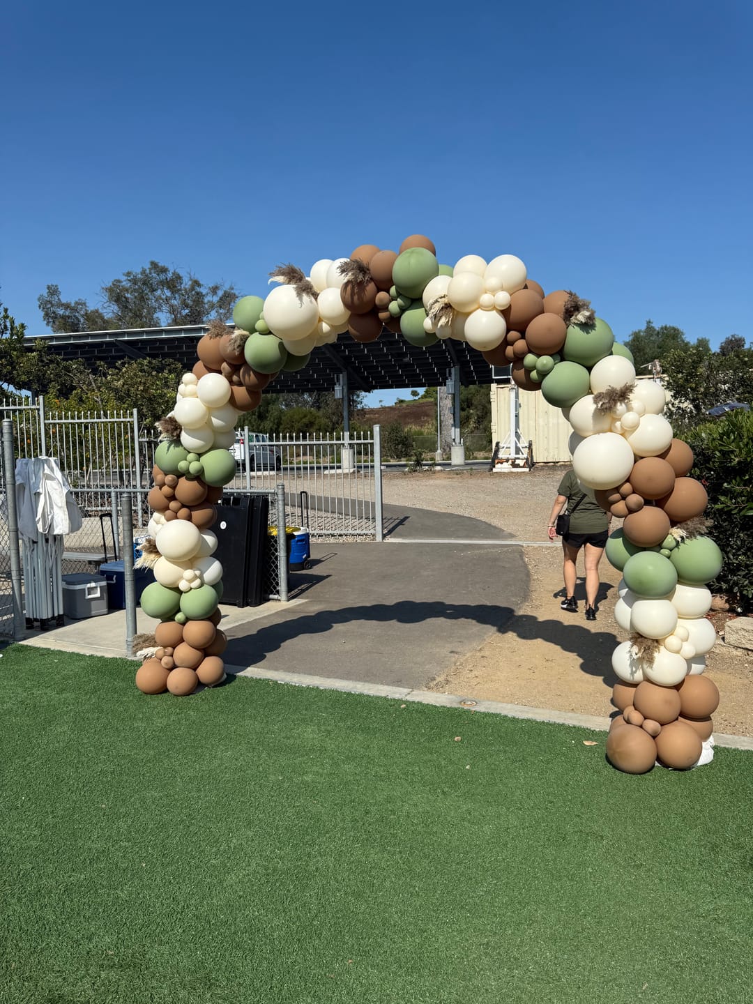 Customer photo review of 10x8ft Aluminum Alloy Tube Arch Balloon Flower Stand For Wedding Birthday Baby Shower