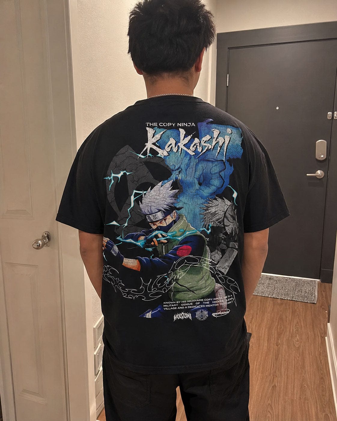 Customer photo review of Naruto | Hatake Kakashi Heavyweight T-Shirt