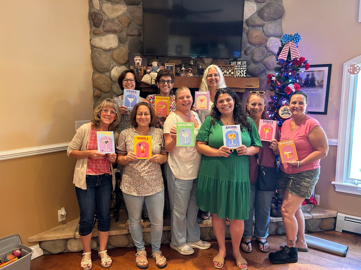 Customer photo review of 12 Mini Paintings | Colorful Cocktail Bundle