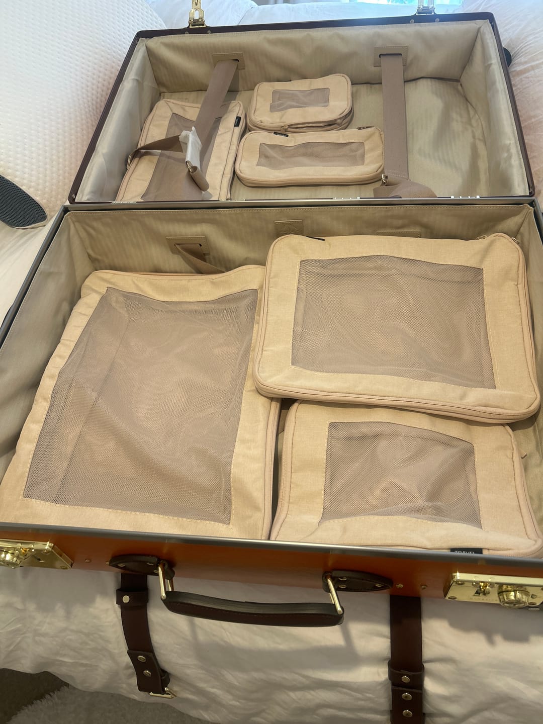 Customer photo review of Compressible Packing Cubes (6 Pieces)