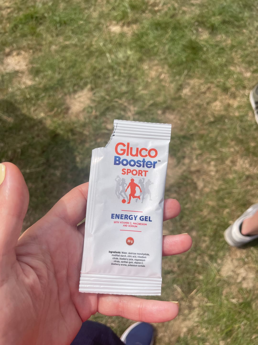 Customer photo review of GlucoBooster™ Sport Energy Gel (x8)