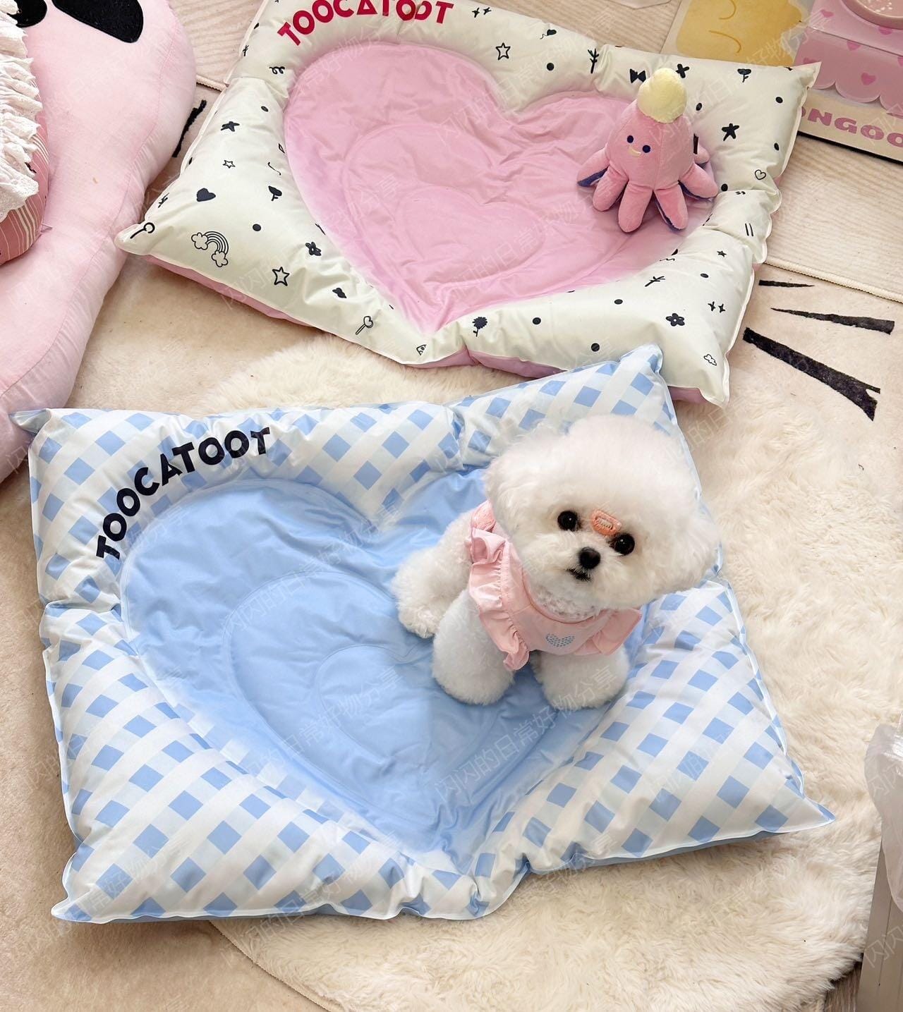 Customer photo review of Pet Shell Cooling Bed