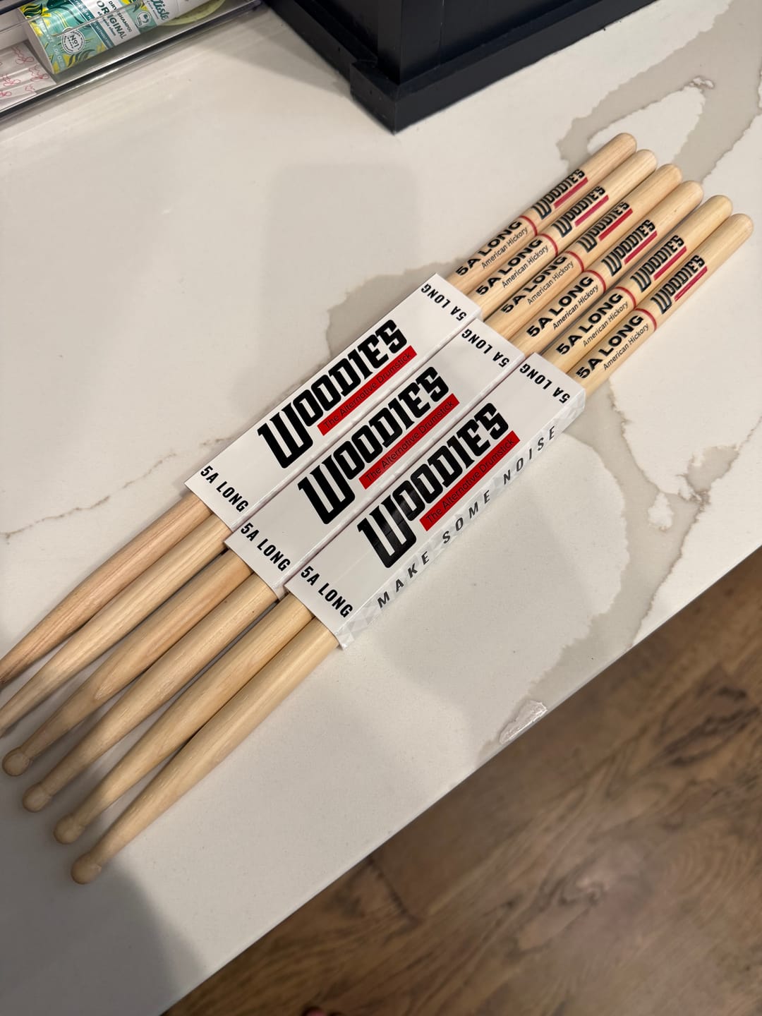 Customer photo review of American Hickory 5A LONG ROUND TIPS