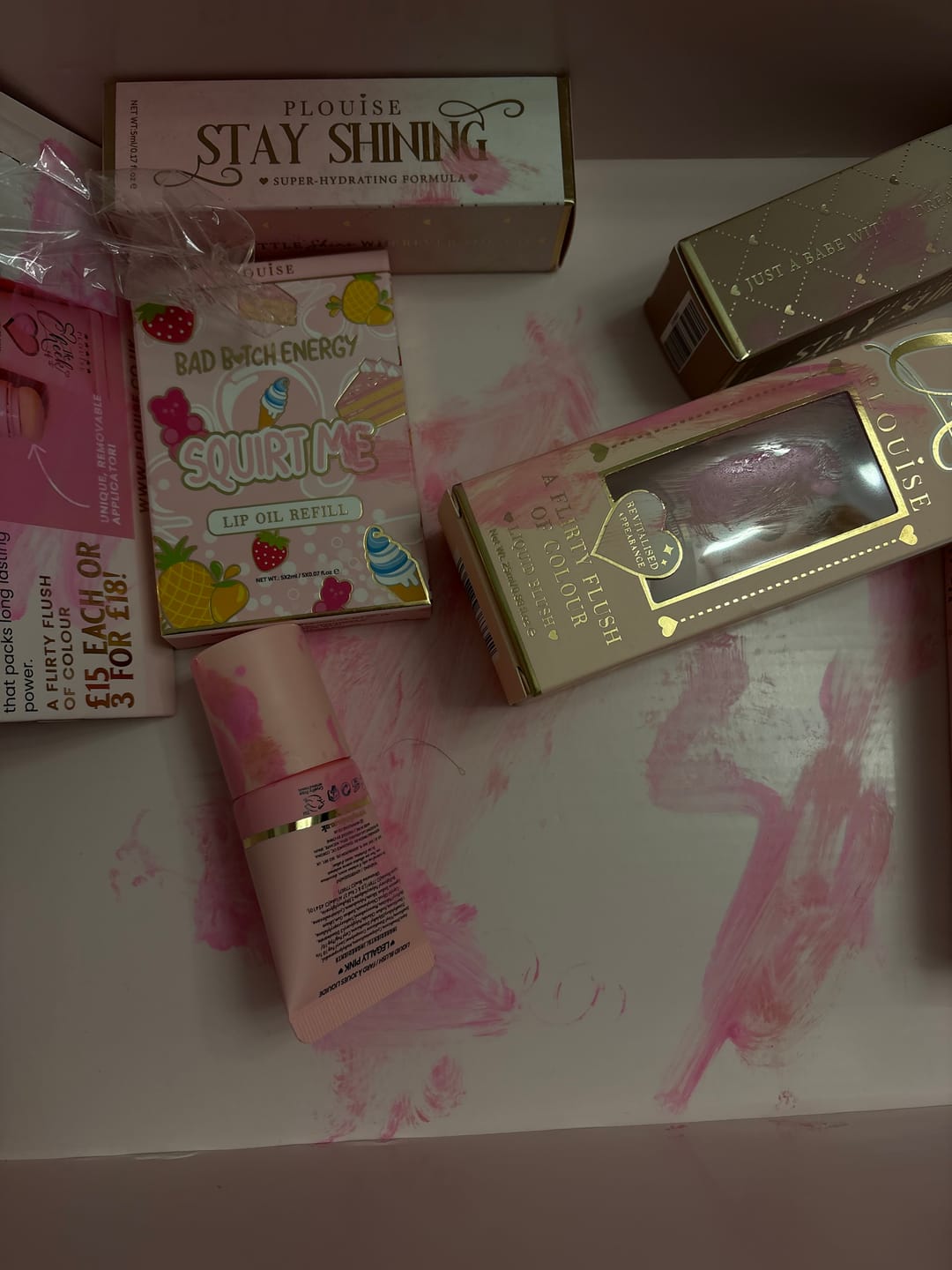 Customer photo review of Stay Shining Crown Lip Oil