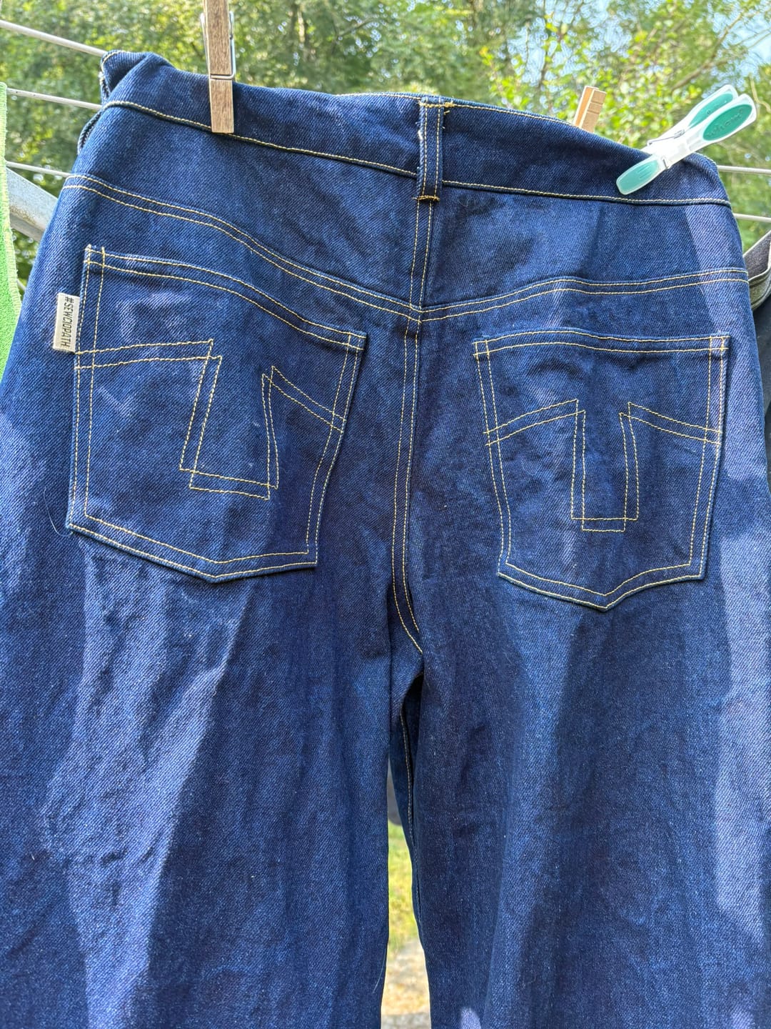 Customer photo review of 14oz Denim - Indigo