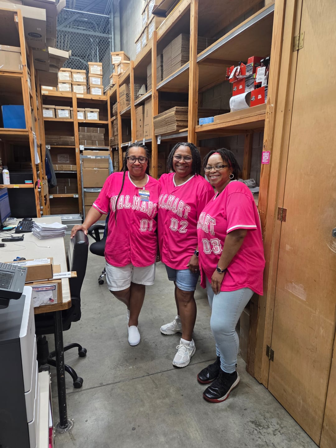 Customer photo review of Custom Pink White Authentic Baseball Jersey